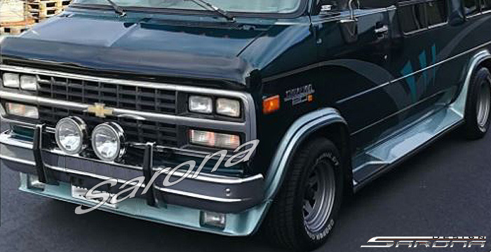 Custom GMC Vandura Van  Front Lip/Splitter (1977 - 1995) - $299.00 (Part #GM-017-FA)